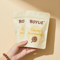 Sachet Doypack pour granola à impression numérique, haute résistance, thermoscellable, de qualité alimentaire, pour l'emballage de snacks et d'aliments en conserve