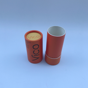 Emballage en tube cylindrique en papier recyclé biodégradable pour baume à lèvres et gloss à lèvres faits à la main, avec options personnalisables - Product Image 4