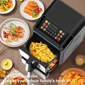 Nouvelle Arrivée Friteuse à Air Intelligente en Acier Inoxydable 9L, Sans Huile, Économe en Énergie, Friteuses à Air Numériques 7 Litres 12L 9L Non Toxiques - Product Image 1