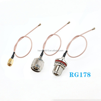 Câble adaptateur RP-SMA mâle vers IPX/UFL en gros, câble coaxial d'antenne personnalisé, câble RF à faible perte 50 Ohm, câbles de communication Pigtail