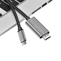 Câble vidéo et audio USB C vers HDMI 4K pour MacBook Pro et iPad Pro et série Samsung et plus