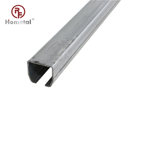 <span class=keywords><strong>Rail</strong></span> en acier de qualité industrielle en forme de C pour systèmes de suspension avec <span class=keywords><strong>rail</strong></span> de guidage pour chariot porte-câbles pour alimentation électrique aérienne - Product Image 2