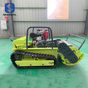 クローラー搭載型ヘビーデューティーRCブラシモア 15馬力エンジン プロ仕様マルチングシステム 1年保証 PLCコア 1000mm刈幅 - Product Image 4