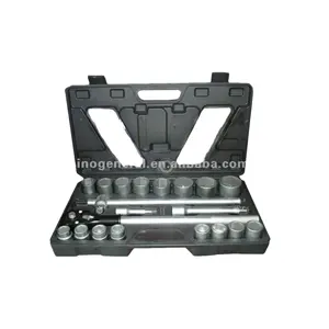 21pcs 3/4" DR.socket wrench set car safety kit