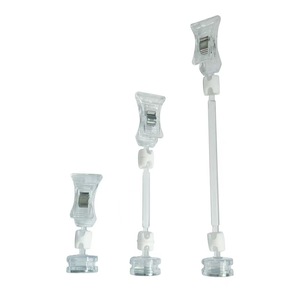 Free Sample Colorful Supermarket <b>Shelf</b> Price Label Display <b>Plastic</b> Holder POP Clips - Product Image 1