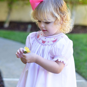 Wholesale Girls' <strong>Dresses</strong> 2021 Summer Baby Girls Machine Smocking Embroidery <strong>Kids</strong> <strong>Dresses</strong> for Toddler Girls Clothing - Product Image 5