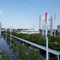 Éolienne à axe vertical YXD-H530-30kW, diamètre du rotor 7,5 m, vitesse de démarrage 3,5 m/s, certifiée CE/ISO