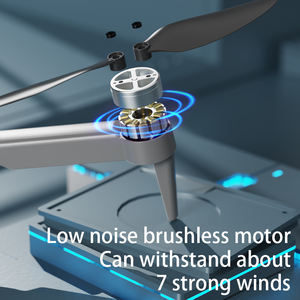 Drone pliable sans balais AE7 <span class=keywords><strong>Wifi</strong></span> Fpv quadrirotor pliable Rc Dron jouets évitement d'obstacles flux optique - Product Image 3