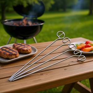 เวสต์มาร์ก ชุดเหล็กเสียบย่าง 4 ชิ้น ทำจากสแตนเลส อุปกรณ์บาร์บีคิว - Product Image 3