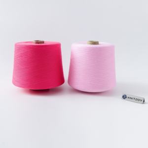 Fil fantaisie de haute qualité, 32S OE cardé, 100% coton, pour le tricot à la main et les tissus textiles - Product Image 2