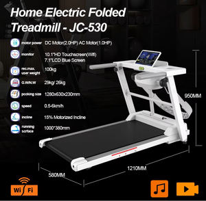 2025 Nieuwe Elektrische Loopband Voor Thuisgebruik Slimme Aangedreven Loopband Met Automatische Helling-Ai-Aangedreven Slimme Loopband Met Ar Training - Product Image 3