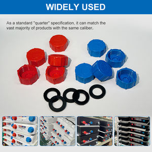 Joints d'étanchéité en caoutchouc silicone imperméables avec capuchon rond anti-poussière pour utilisation en extérieur et en garage (VR) - Accessoires pour tubes solaires - Product Image 5