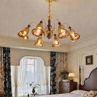 Lustre de décoration intérieure de luxe BGST, luminaire suspendu en verre créatif nordique, lustre moderne rond en cristal