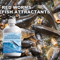 Extrait concentré de vers rouges 10X, attractif liquide pour poissons, huile de poisson naturelle, appât longue durée, sûr pour les poissons et l'environnement aquatique
