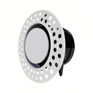 Diffuseur <span class=keywords><strong>d</strong></span>'<span class=keywords><strong>air</strong></span> rond réglable pré-encastré, grille <span class=keywords><strong>de</strong></span> ventilation encastrée au plafond, <span class=keywords><strong>entrée</strong></span> <span class=keywords><strong>d</strong></span>'<span class=keywords><strong>air</strong></span> frais en ABS pour système CVC - Product Image 1
