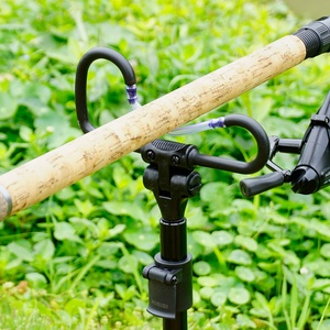 Hirisi Support de canne à pêche universel en caoutchouc et métal avec émerillon 3/8'' pour rod pod, accessoire pour activités de plein air en ruisseau AC302 - Product Image 6