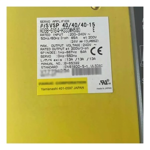 โมดูลไดรฟ์ Fanuc A06B-6200-H037 ของแท้ 100% ใหม่เอี่ยม ซีลโรงงาน  แอมพลิฟายเออร์ 2 แกน รุ่น SV 80/80 รองรับ HRV2 และ HRV3 - Product Image 5