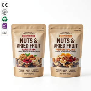 Bolsas Doypack Personalizables con Cierre Superior, Resistentes a la Humedad, Aptas para Alimentos, Reutilizables, <span class=keywords><strong>Laminadas</strong></span> en BOPP/AL/PE, para Snacks - Product Image 1