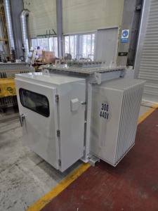 Transformador trifásico de montaje en plataforma fabricado en Corea OEM ODM Kumkang 150kVA/13200D/4160Y/2402FUSEBAY/ISOSWITCH2 Pos. LBOR 1PCONDUCT - Product Image 5