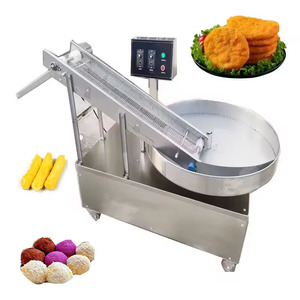 Approvisionnement d'usine miettes <span class=keywords><strong>de</strong></span> bonbons sucre dragées revêtement <span class=keywords><strong>de</strong></span> poulet mini machine à paner les tartes à la viande - Product Image 1