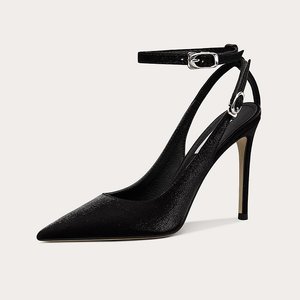 Sandalias de tacón alto de charol con cordones sexis de verano para mujer - Product Image 1