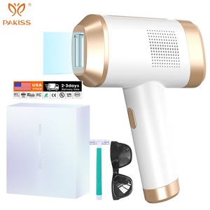 Dispositivo de Depilación Láser con Enfriamiento de Hielo PAKISS - Depiladora Permanente e Indolora para Mujeres y Hombres, Uso Facial y Corporal <span class=keywords><strong>en</strong></span> Casa - Product Image 1