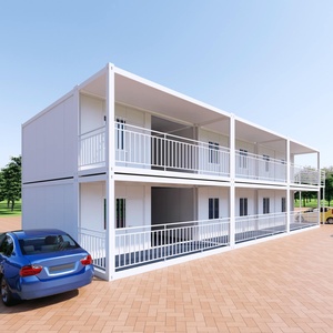 Casa Prefabricada Portátil de Dos Pisos con Paneles Sándwich Plegables de 20 y 40 Pies, Móvil y Modular para Uso en Oficinas - Product Image 6