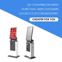 Kiosque de Check-in à l'Aéroport avec Écran Tactile, Imprimante de Billets d'Embarquement, Lecteur de Passeport, Distributeur de Cartes, Paiement en Espèces, SDK