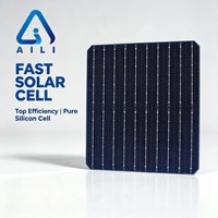 Cellule solaire PERC OEM 182*182mm avec livraison rapide pour module solaire demi-cellule 10BB et module PV dans un panneau solaire
