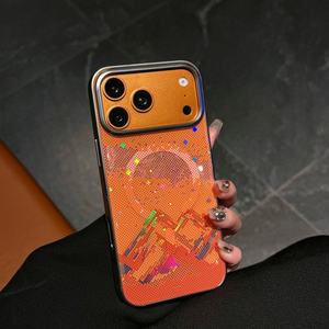 Nouvelle coque magnétique antichoc à motif miroir Laser Star <span class=keywords><strong>River</strong></span> Mountain pour iPhone 17 16 <span class=keywords><strong>Pro</strong></span> <span class=keywords><strong>Max</strong></span> avec chargement sans fil - Product Image 1