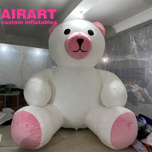 Pencere dekorasyonu şişme peluş Santa ayı, satılık dev şişme peluş ayı - Product Image 6