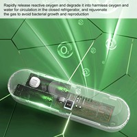 Désodorisant et purificateur d'air pour réfrigérateur, rechargeable par USB, prolongateur de durée de conservation des aliments, éliminateur d'odeurs, assainisseur d'air pour toilettes et voiture