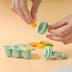 Set de Alimentación Portátil y Ecológico para Bebés, con Tapa de Silicona de Grado Alimenticio, Libre de BPA, Bandeja para Congelar Leche Materna, Chupete y <span class=keywords><strong>6</strong></span> Accesorios - Product Image 1