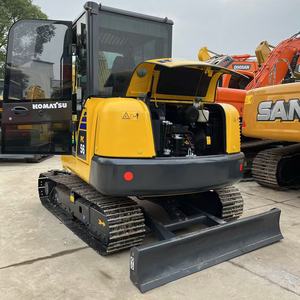 Mini-excavatrice Komatsu PC56 d'occasion, modèle 2023, avec moteur de 34,5 kW, boîte de vitesses, pompe et roulement - 5,3 tonnes - Product Image 5