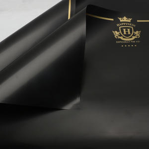 Papier d'emballage Evergreen avec <span class=keywords><strong>fil</strong></span> doré, cadre imperméable, bouquet floral coréen, fournisseur d'accessoires pour fleuristes, emballages - Product Image 2