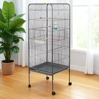 Nouvelle Arrivée Cage à Oiseaux Pliable Extra Large à Motif Simple, Construction Écologique en Acier Inoxydable, Capacité 50 lb, Boîte Extérieure