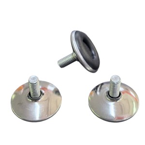 ล้อเฟอร์นิเจอร์สแตนเลสแบบปรับได้ 6x15x30 มม. พร้อมแผ่นยางสำหรับโต๊ะ เก้าอี้ ตู้ ดีไซน์เรียบง่าย - Product Image 4