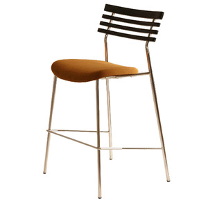 Tabouret de <span class=keywords><strong>bar</strong></span> commercial de luxe, stable, chromé, minimaliste, moderne, avec cadre en métal et revêtement en velours, hauteur <span class=keywords><strong>comptoir</strong></span>, pour la restauration et l'hôtellerie - Product Image 2