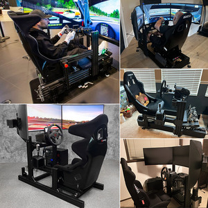 Wholesale Full Racing Experience Custom Adjustable Aluminum Sim Racing Rig Car Game Machine Driving Cockpit - Product Image 1