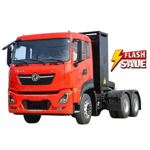 Dongfeng xe thương mại tianlong KL 6x4 phiên bản tiêu chuẩn tinh khiết điện trao đổi máy kéo xe tải nặng 6x4 EV xe tải
