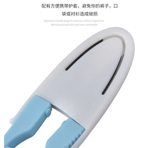 Plastic-handled ceramic U-shaped fishing line <b>cutter</b>, fishing shears, nitric acid resistant, insulating, cross-stitch <b>thread</b> - Product Image 4