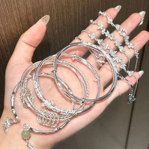 Cuentas para pulseras al por mayor estilo vintage s925 pulsera de plata esterlina brazaletes en acero inoxidable 316 - Product Image 1