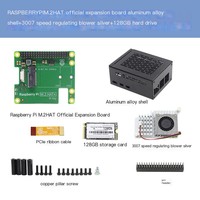 Kit de développement Raspberry Pi 5 M.2 HAT+PCIe avec convertisseur DC/DC