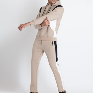 Pantalones de chándal con capucha, conjuntos de Jogger, pantalones Cargo, chándales de invierno, 2025, estampado apilado, ajuste Regular, Polar, chándal para hombre - Product Image 6