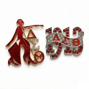 Spilla da bavero personalizzata DST Fortitude 1913 Pearl Round Crest High Shoe Pyramid Mix - Product Image 3