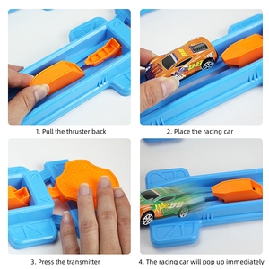 Voiture d'éjection en alliage à double piste pour deux personnes jouet éducatif pour enfants d'âge préscolaire pour 2-4 ans 5-7 ans - Product Image 4