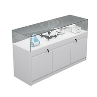 Présentoir à bijoux pour téléphone portable, comptoir en verre pour échantillon oculaire, vitrine de reliques culturelles de musée à main pour une utilisation en magasin