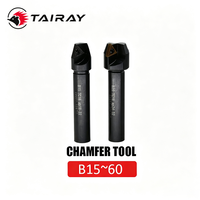 TAIRAY B15 B30 B45 TC16 Indexable Chamfer Cutter Baja Karbon untuk Sisipan Karbida Alat Penggilingan Alat Chamfering Mesin Pusat