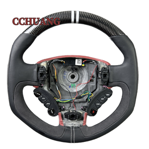 Volant en fibre de carbone personnalisé pour Aston Martin DB9/RAPIDE /<span class=keywords><strong>VANTAGE</strong></span> volant en fibre de carbone de style sportif de haute qualité - Product Image 1