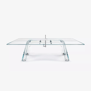 Table de <span class=keywords><strong>ping</strong></span>-<span class=keywords><strong>pong</strong></span> en verre trempé moderne de luxe, table de tennis de table professionnelle de designer pour villa haut de gamme, bureau, maison - Product Image 4